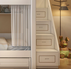 <span class=keywords><strong>Letto</strong></span> <span class=keywords><strong>a</strong></span> Castello <span class=keywords><strong>a</strong></span> Due Piani per Bambini <span class=keywords><strong>con</strong></span> Sponda Alta, <span class=keywords><strong>Letto</strong></span> Combinato Madre-Figlio Non Interferente Alto e Basso - Product Image 6