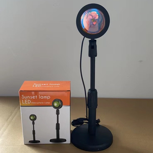 16 couleurs RGB <span class=keywords><strong>180</strong></span> °   Lampe de sol projecteur LED coucher de soleil rotatif, veilleuse, lumière <span class=keywords><strong>d</strong></span>'appoint pour photographie, <span class=keywords><strong>d</strong></span>écoration de chambre, de fête et de maison - Product Image 2