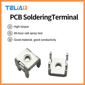 Bán buôn bốn-pin Nut thiết bị đầu cuối vít thiết bị đầu cuối <span class=keywords><strong>PCB</strong></span> kim loại pin chất nền dẫn điện hỗ trợ tls3419 Hàn bài chất nền dây - Product Image 2