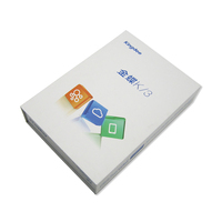 Boîtes cadeaux en carton blanc écologique personnalisées, couvercle magnétique, forme de livre, emballage rigide, laminage mat, impression quadricolore, luxe