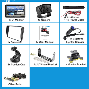 Iposter 7 "HD tín hiệu kỹ thuật số Dual Antenna không dây Wifi xe ngược lại máy ảnh màn hình - Product Image 6