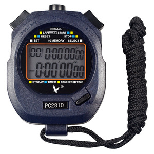 Chronomètre numérique PC2810 à 10 canaux, <span class=keywords><strong>chronographe</strong></span> sportif double rangée pour l'entraînement de course sur piste et de cyclisme - Product Image 1
