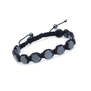 Pulsera ajustable de piedras preciosas, brazaletes de hematita, joyería para mujer, bonito regalo para uno mismo o presentación - Product Image 4