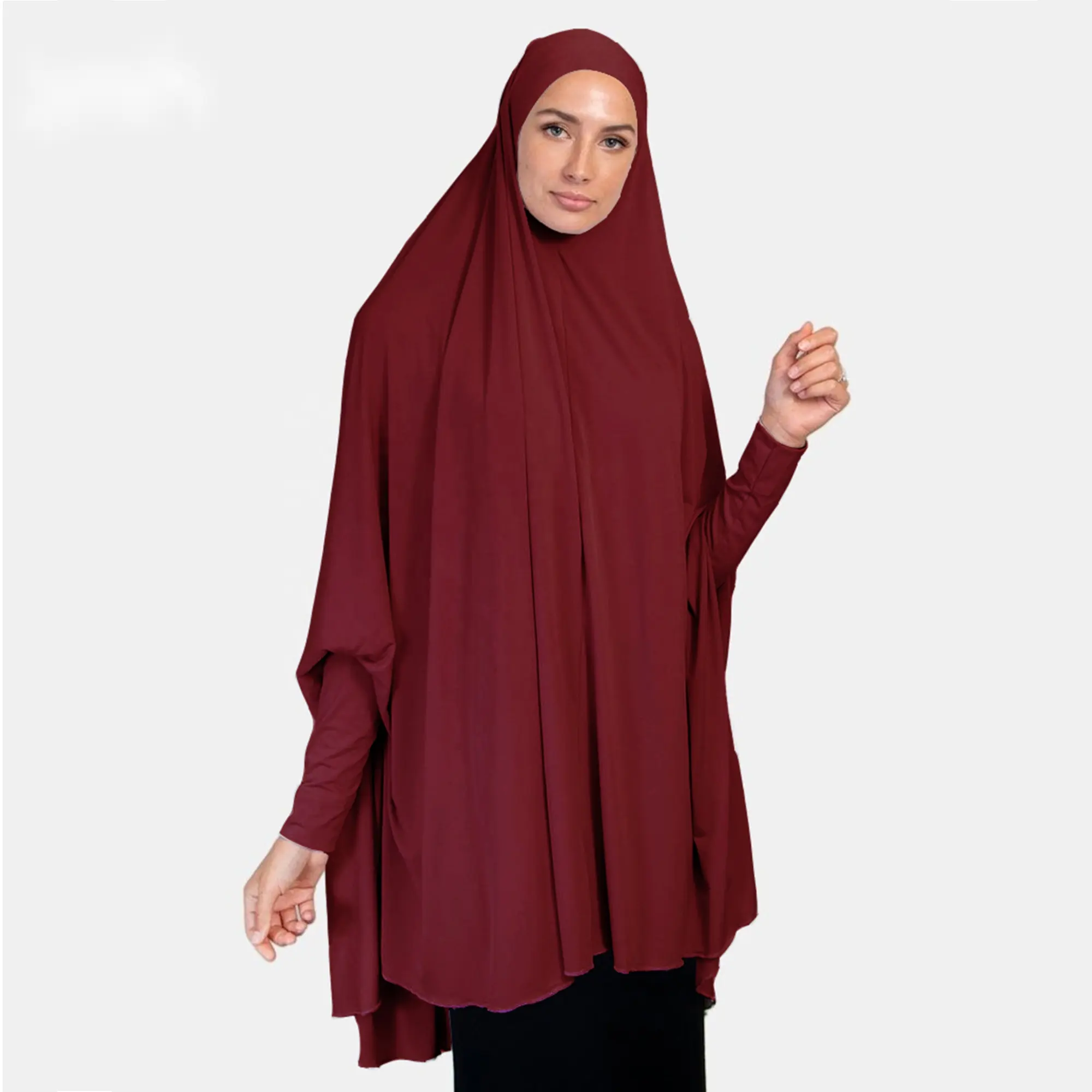 Thời Trang Mới Abaya Hijab Malaysia Thổ Nhĩ Kỳ Hồi Giáo Ả Rập Saudi Quần Áo Khăn Trùm Đầu Cho Nữ