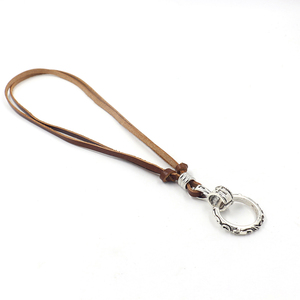 Ukuran Dapat Disesuaikan Kepribadian Tenun Tangan Kulit Antik Paduan Cincin Liontin Kalung Rantai Sweater untuk Pria - Product Image 5