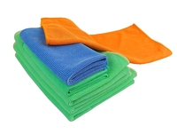 Hot-selling Microfiber Cleaning Cloth Warp Knitted Towel Blue 40*40Cm 300gsm Car Microfiber Cloth Car Kitchen Towel