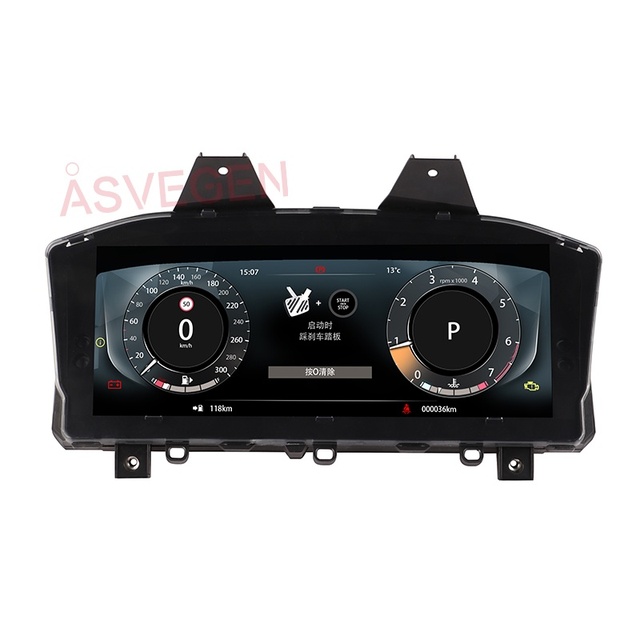 12.3" Digital LCD Dashboard Display for Land Rover Ranger Rover Vogue L405/Sport L494 13-17 Instrument Panel Cluster Speedometer