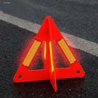 Triangle d'avertissement de voiture réfléchissant pliable de trousse à outils d'urgence d'approvisionnement direct d'usine pour la sécurité du coffre de véhicule