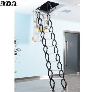 <span class=keywords><strong>Tijera</strong></span> <span class=keywords><strong>de</strong></span> extensión telescópica para techo <span class=keywords><strong>de</strong></span> interior, escalón <span class=keywords><strong>de</strong></span> <span class=keywords><strong>aluminio</strong></span>, moderno, plegable, retráctil, <span class=keywords><strong>escalera</strong></span> para Loft y ático - Product Image 2