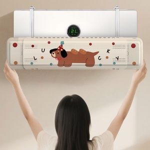 Déflecteur de vent mural pour climatiseur, style Dog / Hairball, anti-refroidissement direct, guide d'air pour sortie d'air, couvercle de protection - Product Image 1