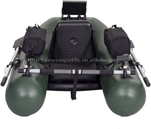 Bote Inflable <span class=keywords><strong>de</strong></span> PVC Portátil <span class=keywords><strong>Pequeño</strong></span> para Pesca con Mosca, Flotador Tipo Tubo para una Persona - Product Image 3