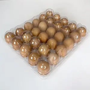 30セルプラスチック卵トレイカートン透明プラスチック卵トレイ30穴付きプラスチック卵カートン
