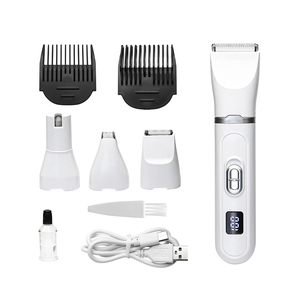 Kit <span class=keywords><strong>de</strong></span> Aseo Profesional 4 en 1 para Perros y Gatos, Recortadora <span class=keywords><strong>de</strong></span> <span class=keywords><strong>Pelo</strong></span> Inalámbrica y Silenciosa para Perros y Gatos - Product Image 1