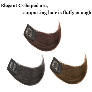 Human <strong>Hair</strong> Extensions Black Brown Natural Hairpin Clip in False <strong>Hair</strong> Pieces for Women <strong>Hair</strong> <strong>Pad</strong> - Product Image 2