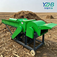 Machine à ensilage de paille, machines de traitement des aliments pour animaux, coupeuse de paille de riz, hacheuse d'herbe, broyeur de fourrage pour animaux