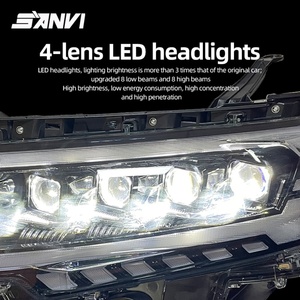 Upgrade Car Led Headlight for 2018 Toyota Prado Headlight Assembly With LED Matrix Module Light Led Drl Devil Eyes - Product Image 3