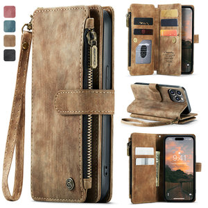 Dropshipping productos 2025 PU Funda de cuero de lujo para iPhone 15 14 Pro 13 11 Max funda de teléfono con tapa magnética para <span class=keywords><strong>Samsung</strong></span> S23 ultra - Product Image 1