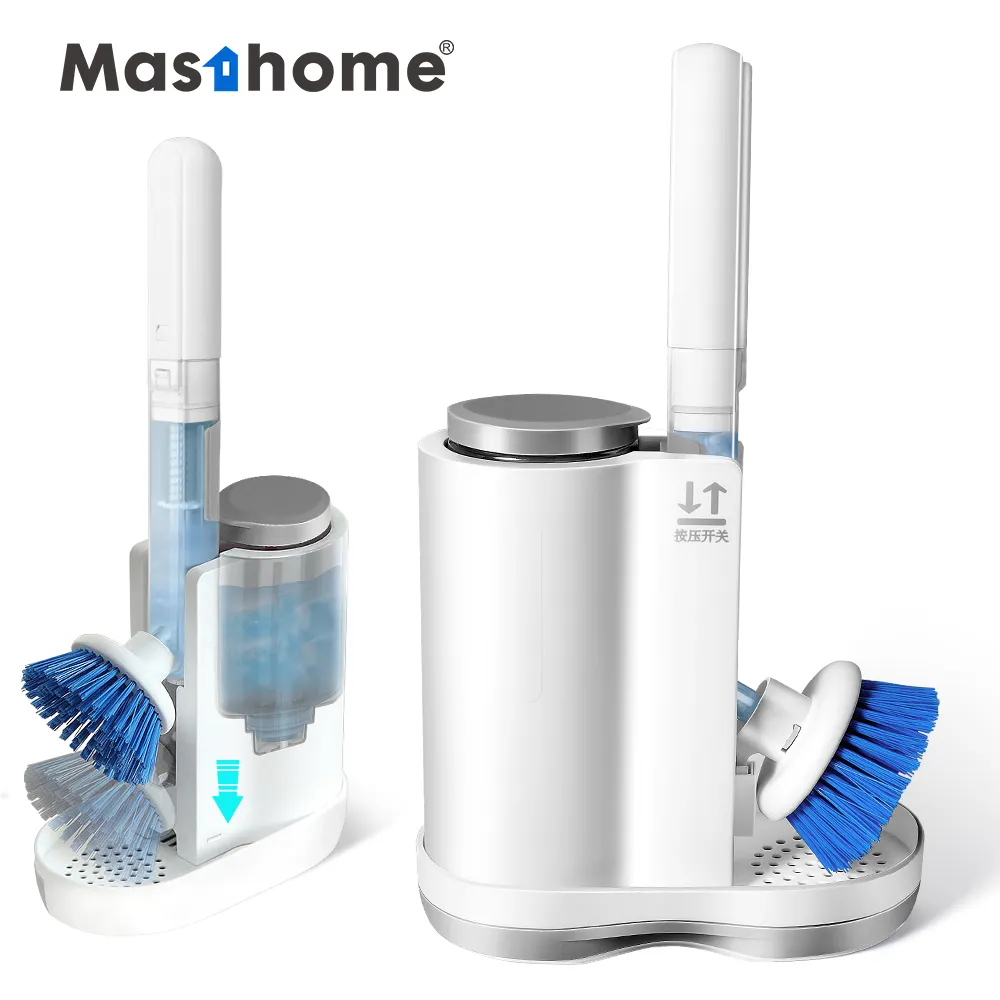 Masthome akıllı otomatik enjeksiyon tarafından basın sabun dağıtım yıkama fırçası temizleme fırçası bulaşık mutfak temizlik için