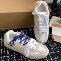 Chaussures de ballet pour femme de marque de luxe, chaussures décontractées MIU de qualité supérieure, baskets d'entraînement allemandes respirantes
