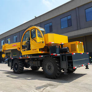 Camión grúa todoterreno de 10 toneladas, elevación móvil RT con patas estabilizadoras, grúa todoterreno - Product Image 3