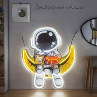 Enseigne néon LED personnalisée en acier inoxydable pour décoration murale, contrôle par application, étanche IP65, texte et animation personnalisables pour chambre et salle de jeux
