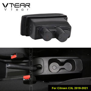 Vdéchirure <span class=keywords><strong>accoudoir</strong></span> intérieur Console centrale <span class=keywords><strong>accoudoir</strong></span> boîte de rangement <span class=keywords><strong>accoudoir</strong></span> décoration de voiture accessoires pièces pour citroën C3L 2021 - Product Image 3
