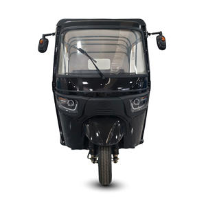 Holladay alta calidad 72V 3000W triciclo eléctrico con <span class=keywords><strong>cuatro</strong></span> asientos de cuero pasajero que lleva Tuk eléctrico con dosel - Product Image 3