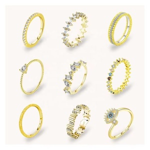 Vente <span class=keywords><strong>en</strong></span> gros de bagues <span class=keywords><strong>en</strong></span> <span class=keywords><strong>argent</strong></span> 925 pour femmes vintage plaqué or 18 carats pour mariage fiançailles cadeau fête anniversaire diamant zircon <span class=keywords><strong>pierre</strong></span> - Product Image 1
