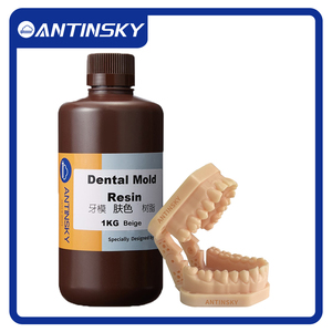เรซิ่นสำหรับทำแบบจำลองทางทันตกรรม Antinsky 1 กก. ทนความร้อน ความแม่นยำสูง หดตัวต่ำ สำหรับเครื่องพิมพ์ 3 มิติแบบ DLP LCD ผลิตภัณฑ์ทางทันตกรรม - Product Image 2