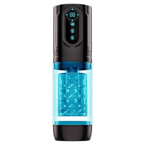 推力旋转自动男性自慰杯电动口袋阴部成人口腔抚摸性玩具男性阴茎刺激 - Product Image 1