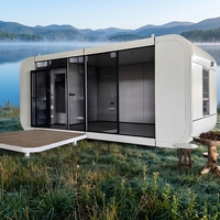 Maison capsule préfabriquée Apple Cabin 40 pieds, certifiée CE AS4964, maison modulaire, couleur intérieure et extérieure personnalisable