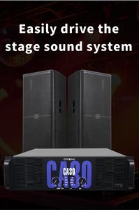 Amplificador de Potencia Profesional CA20 de Dos Canales a Precio de Mayoreo para Espectáculos al Aire Libre 2*1400W con Transistores Originales - Product Image 5