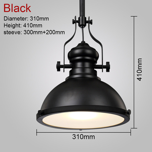 Luminaire suspendu rétro moderne en verre côtelé 60W <span class=keywords><strong>Lustre</strong></span> de cuisine en laiton pour hôtel restaurant E26 Base interrupteur à faisceau réglable - Product Image 1