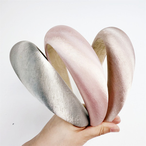 عصابة رأس واسعة على الطراز الكوري عالية التاج ملحقات رفع الشعر البسيطة عقال عريض للنساء - Product Image 4