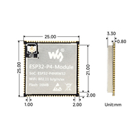 (Actualización) Placa Base ESP32-P4 con Diseño de Doble Chip ESP32-P4 y ESP32-C6, Wi-Fi de 2.4GHz para 5.3, 32MB PSRAM, 16MB Flash