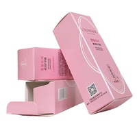 Boîte d'emballage en papier pour cosmétiques, cils, soins de la peau, crème pour le visage, boîte en carton imprimée sur mesure