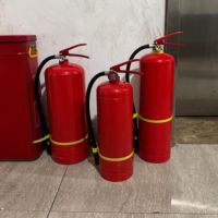 Extincteur à poudre sèche ABC Hongdun 3 kg, structure en acier robuste, dispositif de sécurité incendie portable, classe A/B/F, décharge en 15-30 secondes