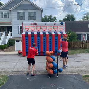Jeu de basket gonflable géant Shoot Four Game Connect 6 : <span class=keywords><strong>D</strong></span>éfi sportif de tir au panier <span class=keywords><strong>pour</strong></span> enfants et adultes - Product Image 5