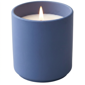 Contenants à bougies personnalisés avec logo, décoratifs, en céramique mate gaufrée de qualité supérieure - Product Image 1