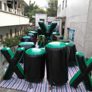 Juego de tiro deportivo al aire libre, equipo de laser tag, paintball, búnkeres inflables para niños - Product Image 3