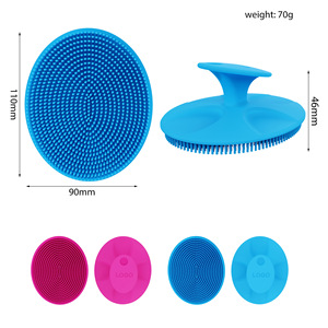 Brosse nettoyante faciale en silicone 90 mm pour un nettoyage en profondeur, brosse manuelle pour masque facial, outil de salle de bain portable - Product Image 1