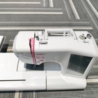 Machine à broder électrique informatisée JUKKY ES5 - Petite taille, outil de broderie DIY pour vêtements, 96 motifs intégrés
