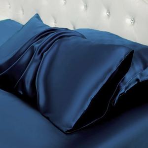 Großhandel 100% <span class=keywords><strong>Mulberry</strong></span> Satin Stoff Seide Kissen bezug 16mm Umschlag Stil Plain Dyed Breath able Medium Weight für Mädchen gestrickt - Product Image 3