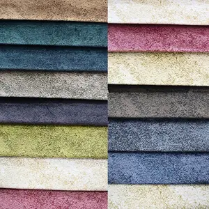 Couleurs de tissu d'ameublement de canapé en velours imprimé de haute qualité pour textile de meuble