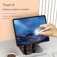 Support de tablette rotatif à 360 degrés, support de bureau pliable réglable, Compatible avec tablette Ipad Pro/Air/Min de 4.7 à 12 pouces