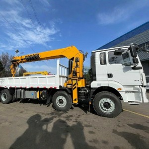 Nouveau camion-grue Shacman H3000 8x4 de 12, 14 ou 16 tonnes avec flèche droite à 5 sections et équipement de forage - Product Image 5