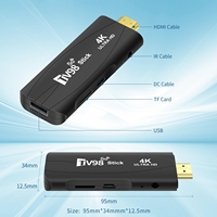 Producto en Venta 2026, TV98 Stick Android 12.1, Compatible con TV Box 4K, Rockchip 3228A, WIFI 2.4G/5G, Set-top Box, 1+8GB, 2+16GB