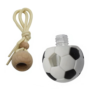 Football-shaped air freshener bottle <b>Car</b> air vent clip bottle New style air freshener Empty football-shaped bottle - Product Image 5