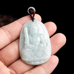 Colgante de Jadeíta Natural de Myanmar con Signo Zodiacal, Estilo Chino UNISEX, Diseño Original, Regalo con Certificado de Tasación SX04 - Product Image 2