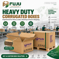Boîtes en carton ondulé à double paroi robustes et écologiques FUJU - Forme personnalisable, impression de logo, doublure personnalisée, diverses applications - Guangdong